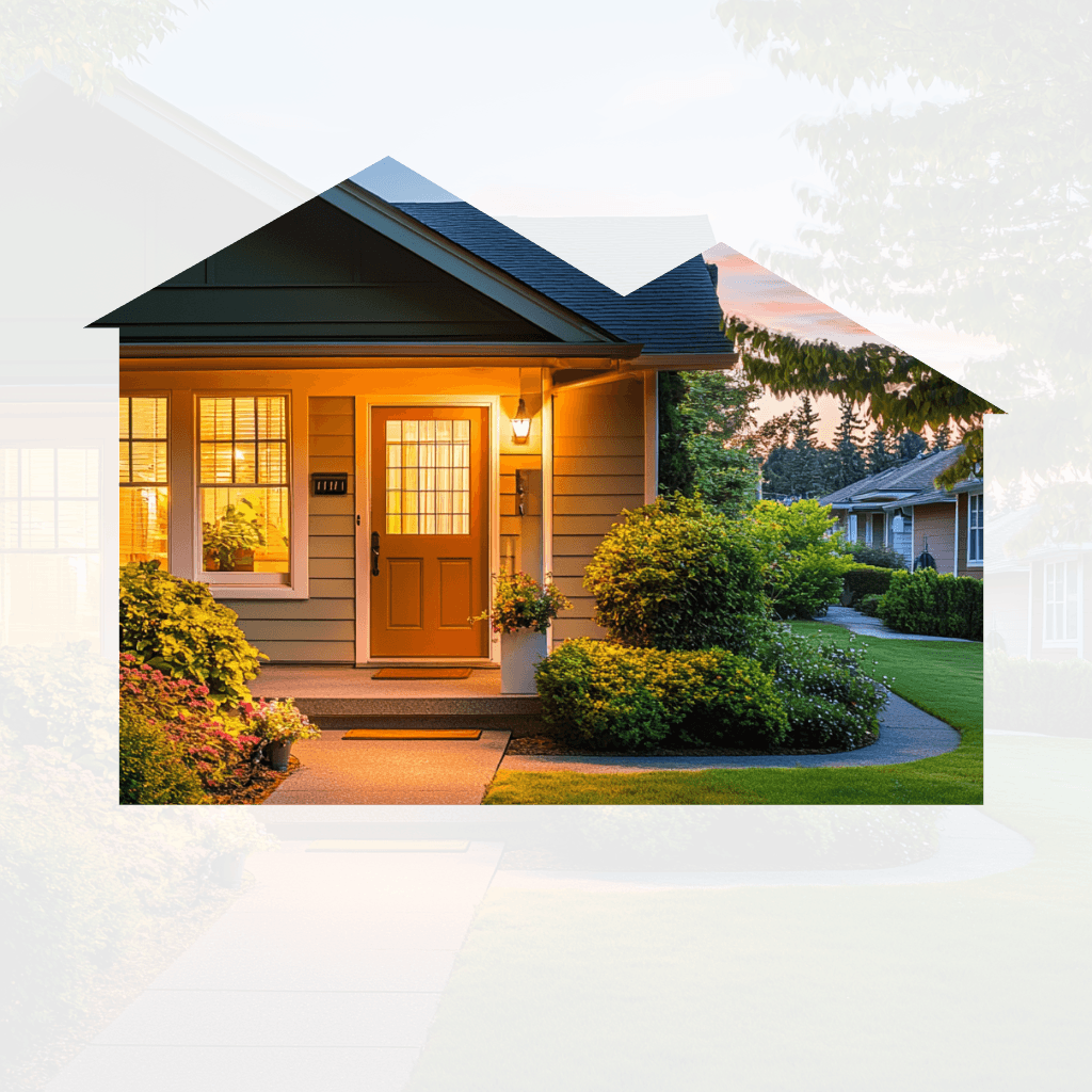 Niagara rental home with garden exterior