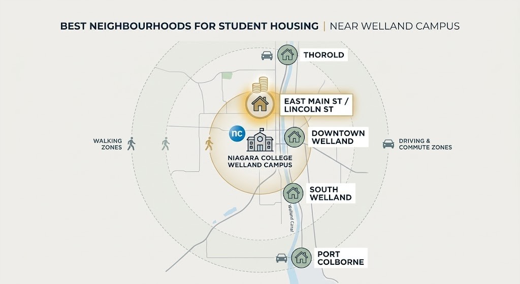 Best Neighbourhoods for Welland Campus Students