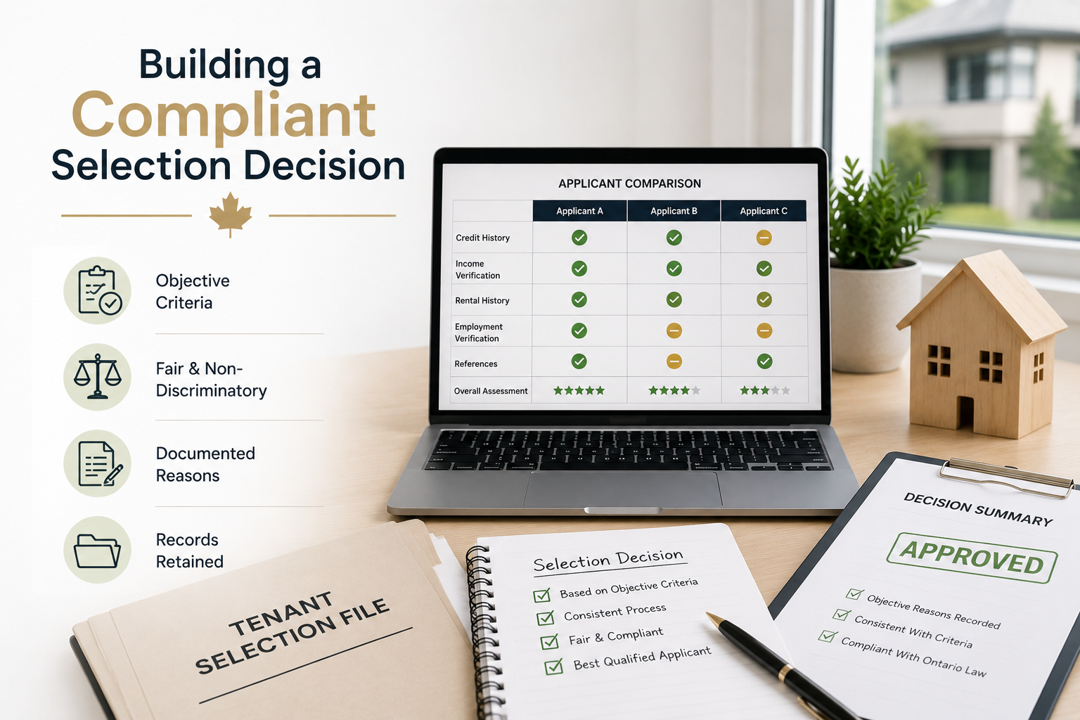 Building a Compliant Selection Decision