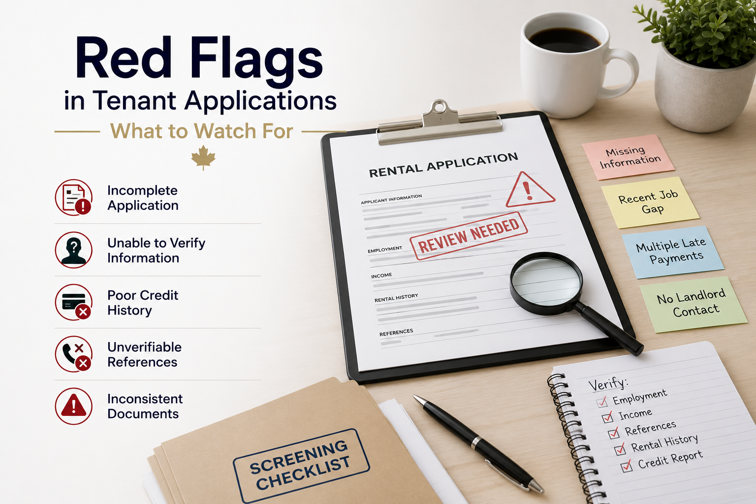 Red Flags in Tenant Applications — What to Watch For