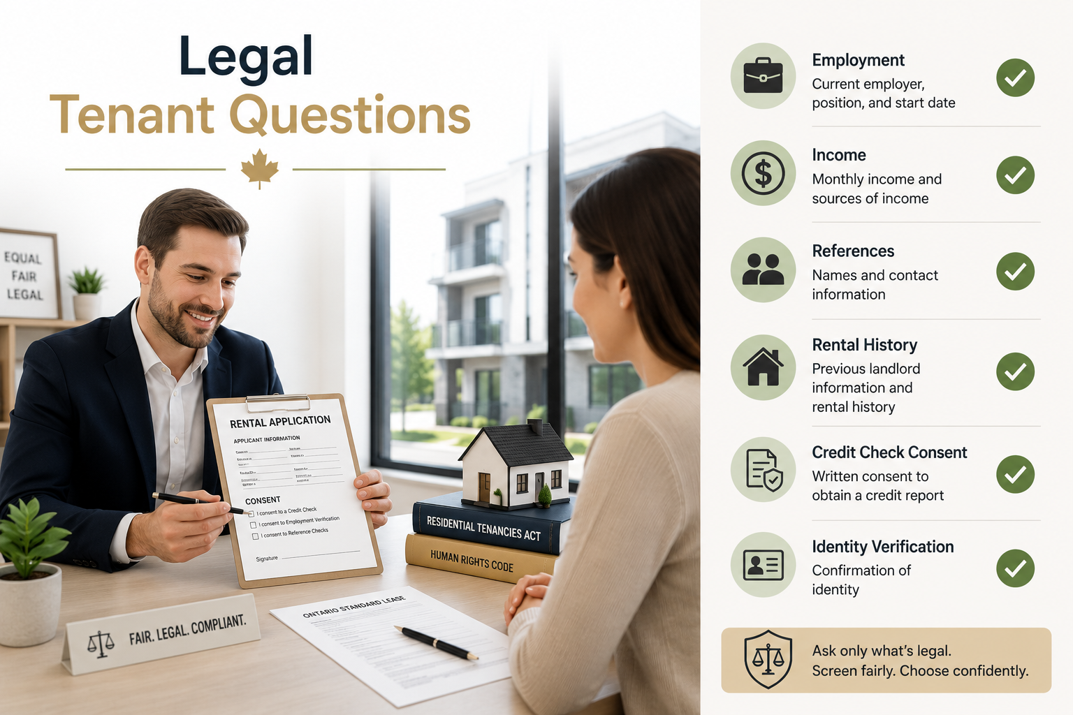 What Can a Landlord Legally Ask an Ontario Tenant Applicant